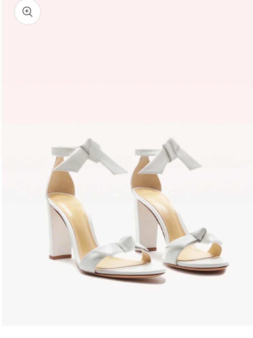 Alexandre Birman- White carlita block heel sandal